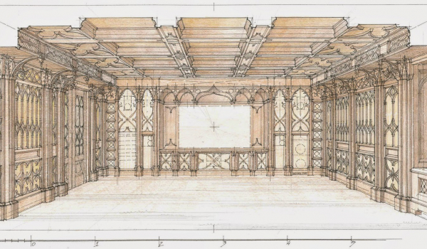 Hand Renderings for a Private House